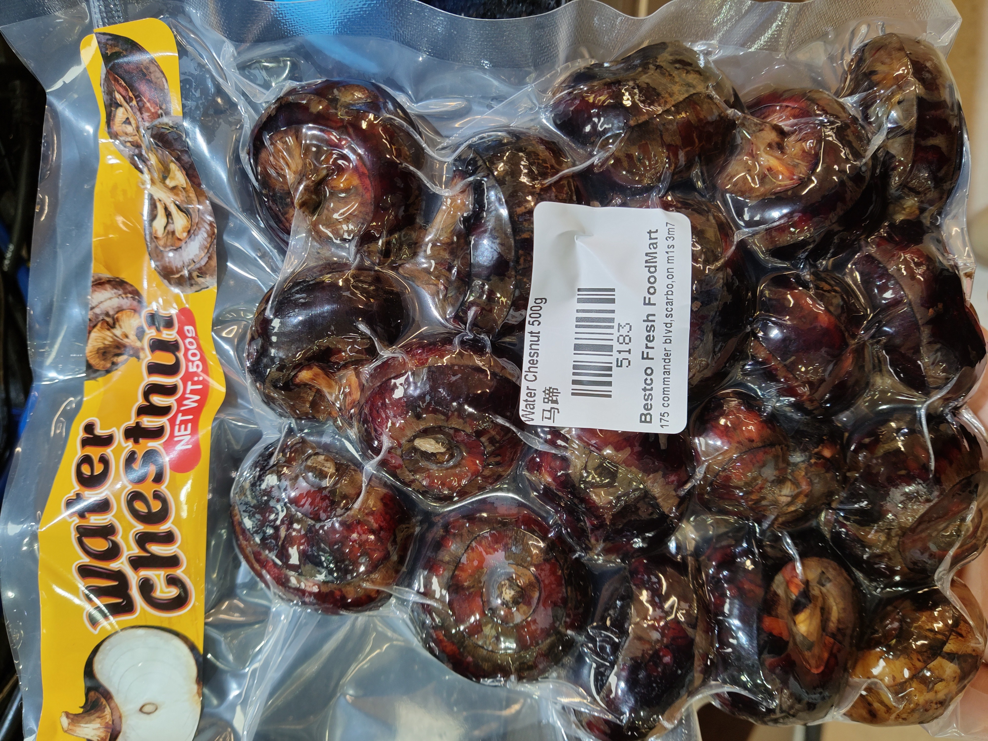 water-chestnuts